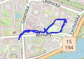 Trasa z dnia 2014-12-07 13:00 - mapa trasy gps - spacer