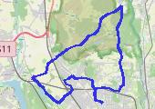 Trasa z dnia 2014-11-29 11:44 - mapa trasy gps - rower szosowy