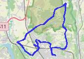 Trasa z dnia 2014-11-01 10:28 - mapa trasy gps - rower szosowy