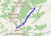 Trasa z dnia 2014-12-06 10:29 - mapa trasy gps - snowboard