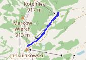 Trasa z dnia 2014-12-06 10:40 - mapa trasy gps - snowboard