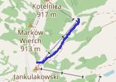 Trasa z dnia 2014-12-06 11:43 - mapa trasy gps - snowboard