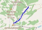 Trasa z dnia 2014-12-07 10:10 - mapa trasy gps - snowboard