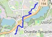 Trasa z dnia 2014-12-09 08:38 - mapa trasy gps - rower górski