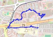 Trasa z dnia 2014-12-10 10:06 - mapa trasy gps - spacer