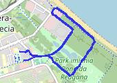Trasa z dnia 2014-12-10 19:52 - mapa trasy gps - bieganie