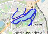 Trasa z dnia 2014-12-12 09:12 - mapa trasy gps - nordic walking