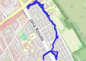 Trasa z dnia 2014-12-13 09:11 - mapa trasy gps - spacer