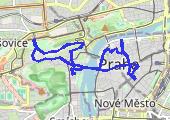 praga trip 2 - mapa trasy gps - marsz