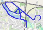 Trasa z dnia 2014-12-13 16:08 - mapa trasy gps - bieganie