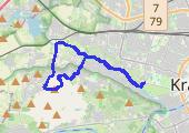 Trasa z dnia 2014-12-14 13:57 - mapa trasy gps - bieganie