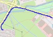 Trasa z dnia 2014-11-30 15:07 - mapa trasy gps - spacer