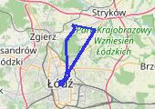 20140813_084120 - mapa trasy gps - rower trekkingowy