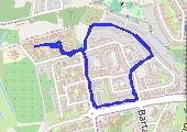 Trasa z dnia 2014-12-18 18:13 - mapa trasy gps - spacer