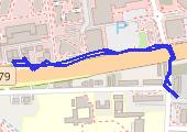Trasa z dnia 2014-12-19 10:01 - mapa trasy gps - spacer