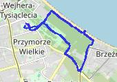 Trasa z dnia 2014-12-21 09:02 - mapa trasy gps - rower miejski