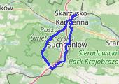 Trasa z dnia 2012-12-08 13:09 - mapa trasy gps - rower górski