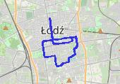 Mikołajowa masa krytyczna - mapa trasy gps - rower trekkingowy