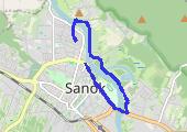 Trasa z dnia 2012-12-09 17:22 - mapa trasy gps - bieganie