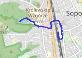 Trasa z dnia 2014-12-28 12:13 - mapa trasy gps - spacer
