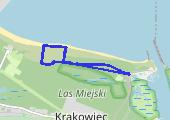 pierwsze narty  - mapa trasy gps - narty biegowe