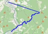 Trasa z dnia 2014-12-31 15:38 Milówka - Rajcza - mapa trasy gps - marsz