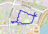 Trasa z dnia 2014-12-31 21:37 - mapa trasy gps - spacer