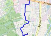 z Funiem - mapa trasy gps - wędrówka