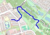 Trasa z dnia 2015-01-03 09:45 - mapa trasy gps - bieganie