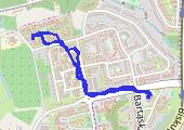 Trasa z dnia 2015-01-04 11:39 - mapa trasy gps - spacer