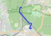 Trasa z dnia 2015-01-01 10:18 - mapa trasy gps - rower trekkingowy