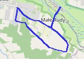 Trasa z dnia 2014-11-23 09:33 - mapa trasy gps - rower trekkingowy