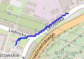 Trasa z dnia 2015-01-05 13:35 - mapa trasy gps - spacer