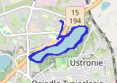 Trasa z dnia 2015-01-05 16:10 - mapa trasy gps - bieganie