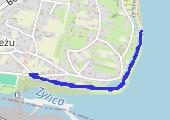 nad Jeziorem Żywieckim - mapa trasy gps - wędrówka