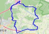 Pierwszy trip w 2015- 6.01. - mapa trasy gps - rower trekkingowy