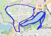 Trasa z dnia 2015-01-06 17:15 - mapa trasy gps - nordic walking