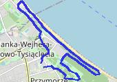Trasa z dnia 2015-01-08 07:05 - mapa trasy gps - bieganie
