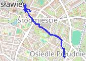 Trasa z dnia 2015-01-08 07:31 - mapa trasy gps - marsz