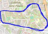 Trasa z dnia 2015-01-11 09:03 - mapa trasy gps - bieganie