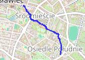 Trasa z dnia 2015-01-12 07:16 - mapa trasy gps - marsz