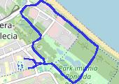 Trasa z dnia 2015-01-12 17:45 - mapa trasy gps - bieganie