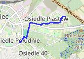 Trasa z dnia 2015-01-14 15:00 - mapa trasy gps - marsz