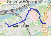 Trasa z dnia 2015-01-15 08:19 - mapa trasy gps - nordic walking