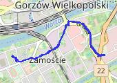 Trasa z dnia 2015-01-15 17:20 - mapa trasy gps - nordic walking
