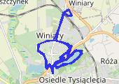 Trasa z dnia 2015-01-15 19:17 - mapa trasy gps - nordic walking