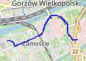 Trasa z dnia 2015-01-16 08:29 - mapa trasy gps - nordic walking