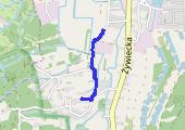 z Funiem - mapa trasy gps - wędrówka