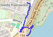Trasa z dnia 2015-01-18 11:18 - mapa trasy gps - spacer