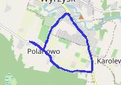 Trasa z dnia 2012-12-21 22:35 - mapa trasy gps - bieganie